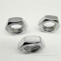 Polished Plain Nyloc Flange Lock Wing Nut